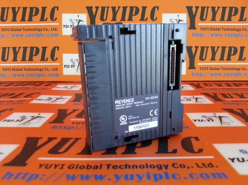 KEYENCE KV-AD40 ANALOG INPUT MODULE - PLC DCS SERVO Control MOTOR